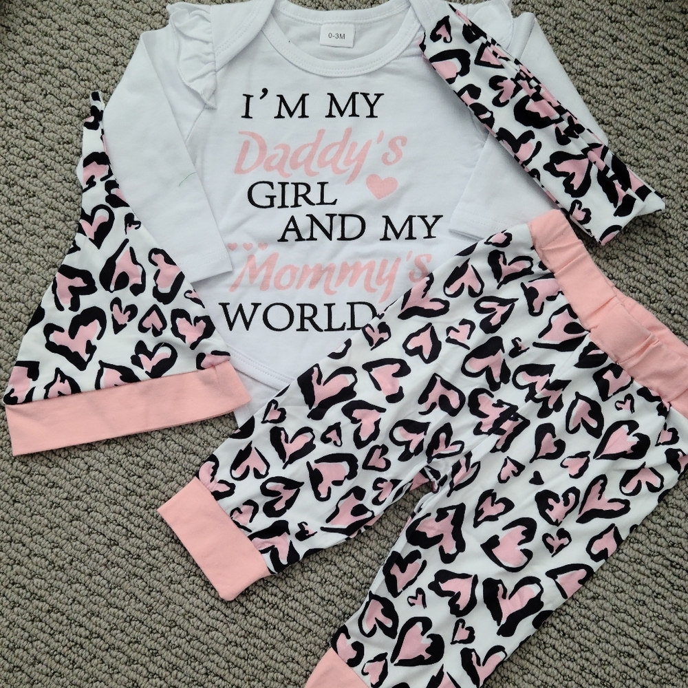 Daddy's Girl and Mommy's World outfit